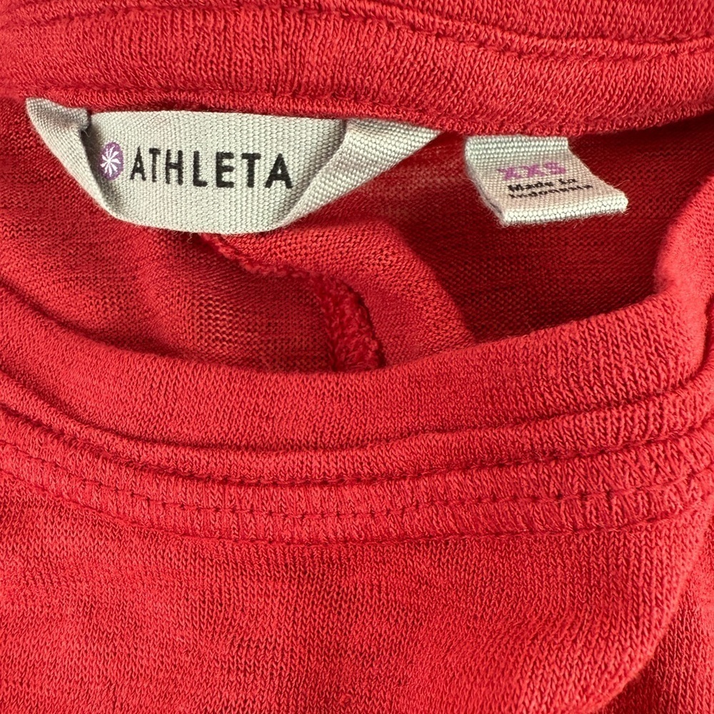 Athleta With Ease Tank Muscle Red/Orange Lifestyle Size XXS - Picture 2 of 3